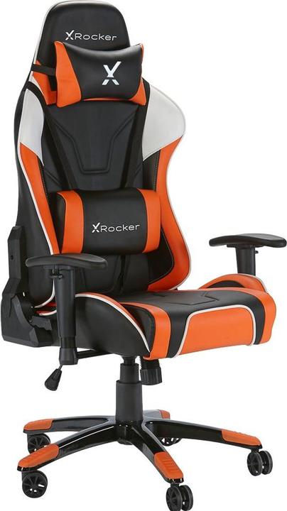 Actual product image X Rocker Chaise de jeu eSport Agility Sport avec ajustement ergonomique Orange