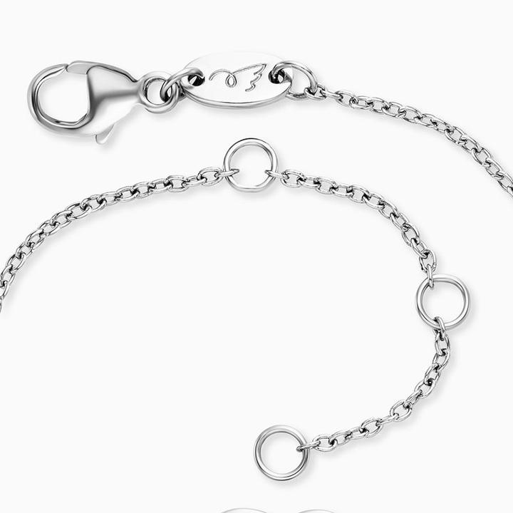 Produktbild Herzengel Armband Katze (12 cm, 925er Silber, Emaille)