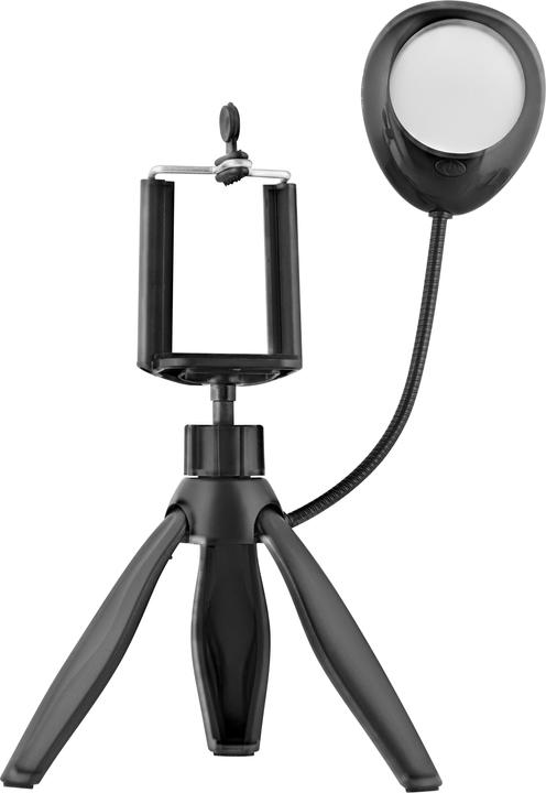 T'nB Influence mini Tripod mit LED 7500k,20cm hoch, 3 modis, 360°