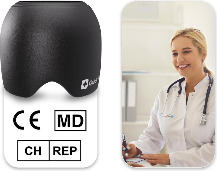 Image du produit Quick Aid Coiffe pour maux de tête et migraines (auto-refroidissement) avec fonction de refroidissement et de (1 x, 1053 ml, 592 g)