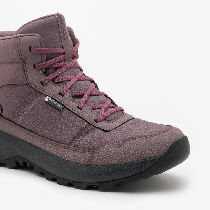 Produktbild Quechua Wanderschuhe Damen halbhoch wasserdicht - NH100 WP violett (42)