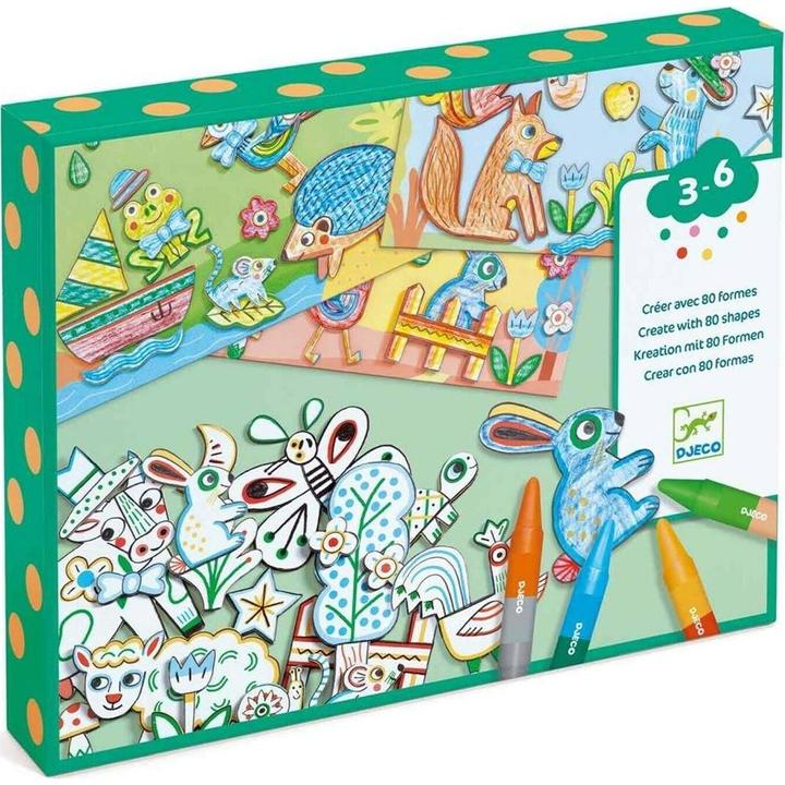 Produktbild Djeco Ausmalbilder Tiere