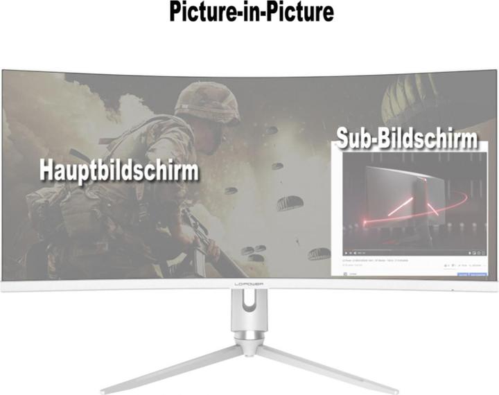 Produktbild LC-Power LC-M34-Q-C-PRO (3440 x 1440 Pixel, 34")