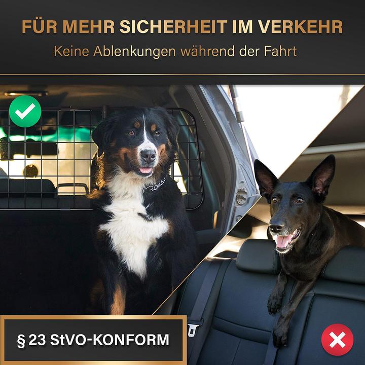 Image du produit Heldenwerk Kofferraum Hundegitter (Chien, Respirant)
