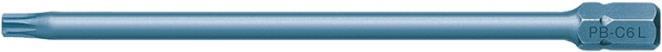 Actual product image PB Swiss Tools Precision Bits C6 L-400/9 T (Hexagon socket TX M9)