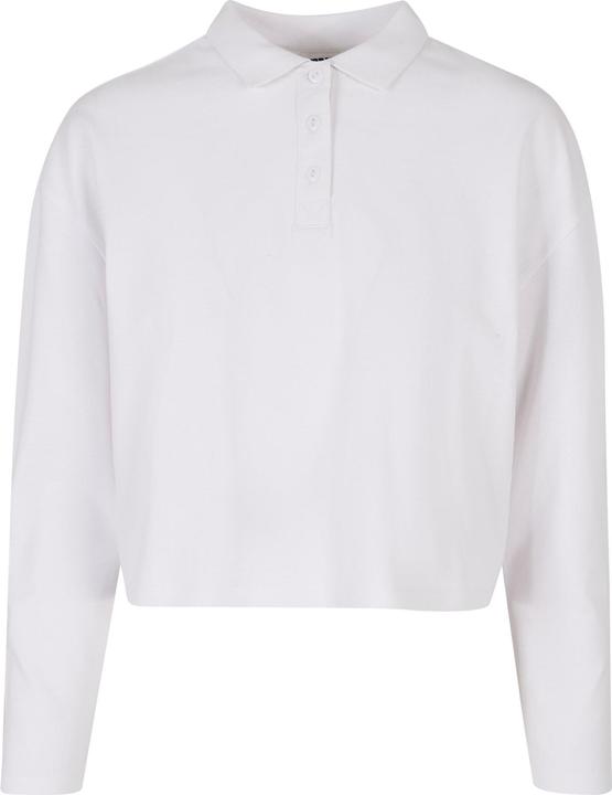 Urban Classics Ladies Short Oversized Polo Longsleeve - 19425 (4XL)