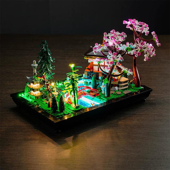Actual product image BrickBling LED light set for LEGO Garden of Silence (10315) incl. remote control