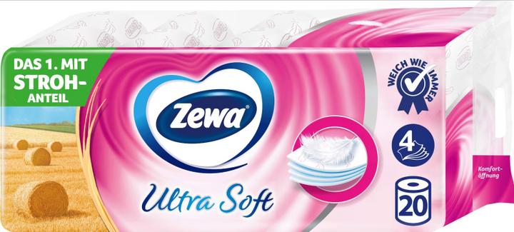 Produktbild Zewa Toilettenpapier Ultra Soft 4-lagig 20 Rollen (20 x)