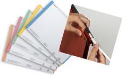 Produktbild Elba az Étiquettes pour dossiers suspendus, Nr. 0 assorties dans les couleurs: bleu, jaune, vert, rose, o