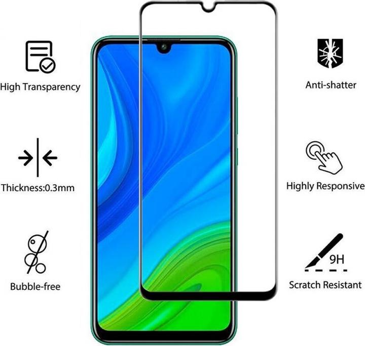 Immagine prodotto Screenguard Huawei P Smart 2020 Pellicola di vetro protettiva a schermo intero 2.5D 9H (1 Pezzo/i, Huawei P Smart (2020))
