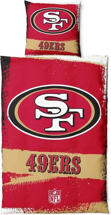 Actual product image Great Branding San Francisco 49ers NFL bed linen set