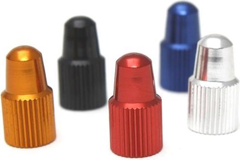 Yokozuna Colored aluminum valve caps (Black)