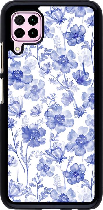 Produktbild PhoneLook Hülle Spring 23 watercolor blue flowers (Huawei P40 Lite)