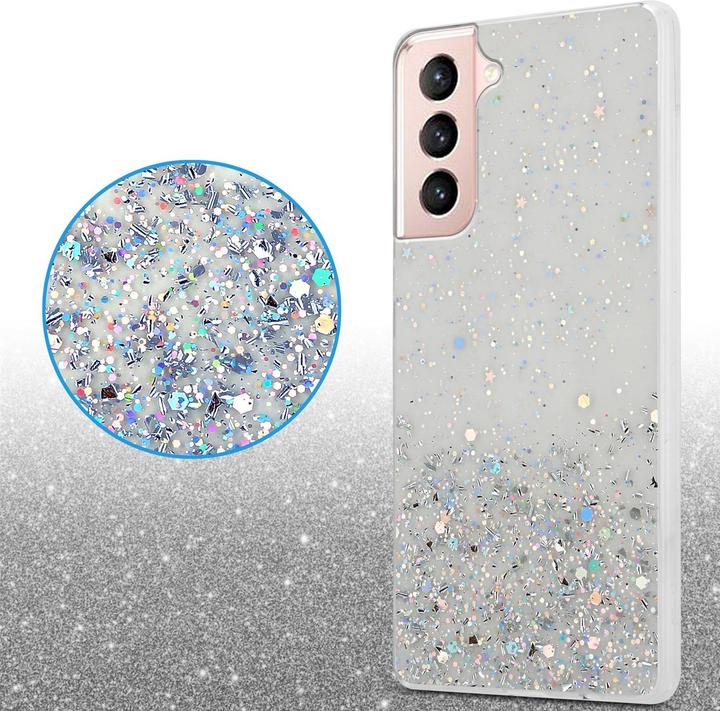 Actual product image Cadorabo TPU cover sparkling glitter (Samsung Galaxy S21 5G)