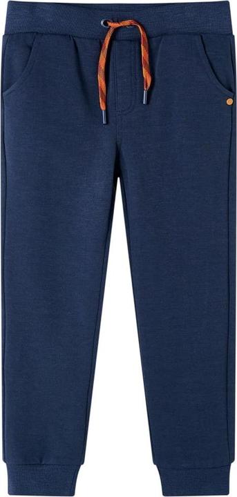 Immagine prodotto VidaXL Pantaloni della tuta da ginnastica per bambini blu navy melange 116,Materiale: 92 (116)