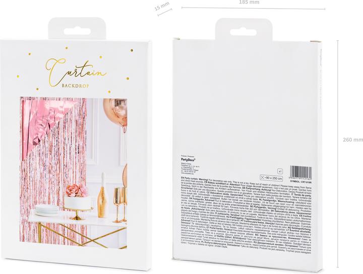 Actual product image Partydeco Party curtain