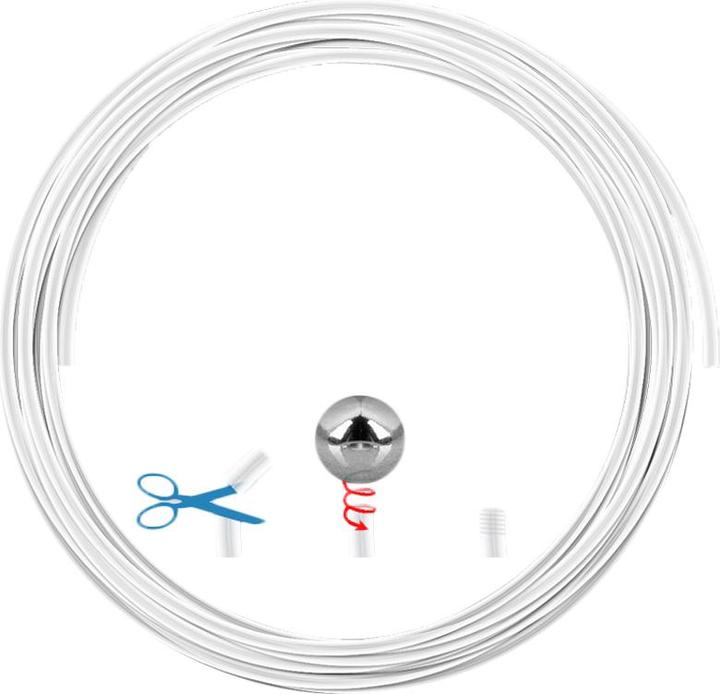 Produktbild Star Piercing Barbell-Stab transparent ab Rolle (Bioflex, ohne Messing)