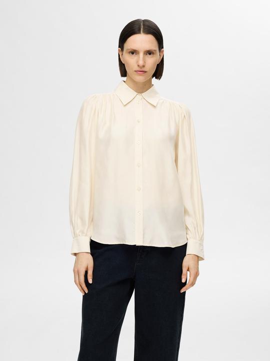 Actual product image Selected Femme Long sleeve satin blouse (38)