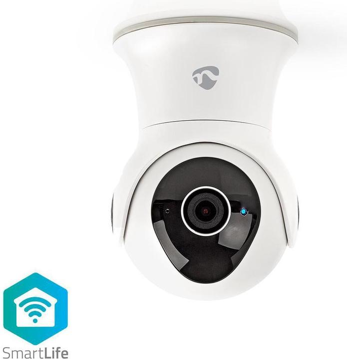 Image du produit Nedis Smartlife Caméra extérieure Wi-Fi Full HD 1080p IP65 Cloud / Interne 16GB 12 VDC avec détecteur de (1920 x 1080 Pixels)