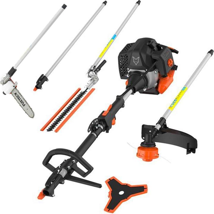 Actual product image Fuxtec FX-MT252ER Multitool 5in1 petrol brushcutter with adjustable high pruner (FX-MT252ER) (Trim line, Plastic knives)