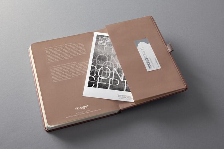 Image du produit Sigel Conceptum CO401 carnet de notes ligné rose Nombre de feuilles : 97 DIN A5 vertical (À rayures, Couverture rigide)