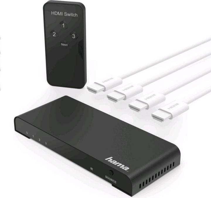 Actual product image Hama HDMI Switch 3x1