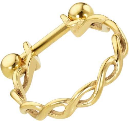 Image du produit Bijouteria Piercing d'oreille (Acier chirurgical 316L, Revêtement PVD (couleur or))