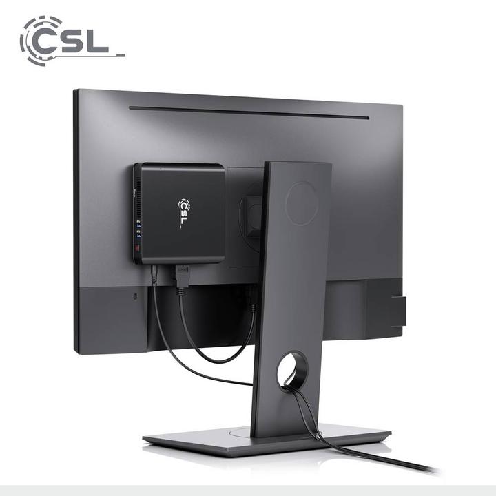 Produktbild CSL Mini PC Narrow Box Ultra HD Compact v5 (Intel Celeron N5100, 4 GB, 512 GB, Intel UHD Graphics)