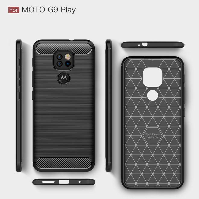 Produktbild MU Style Carbon Fiber TPU Softcase Series (Motorola Moto G9 Play)