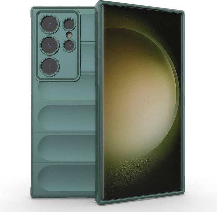 Image du produit Cover-Discount Couverture de protection Rugged verte (Samsung Galaxy S24 Ultra)