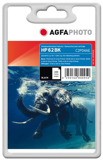 AGFAPHOTO Inchiostro nero HP No. 62 (FC)