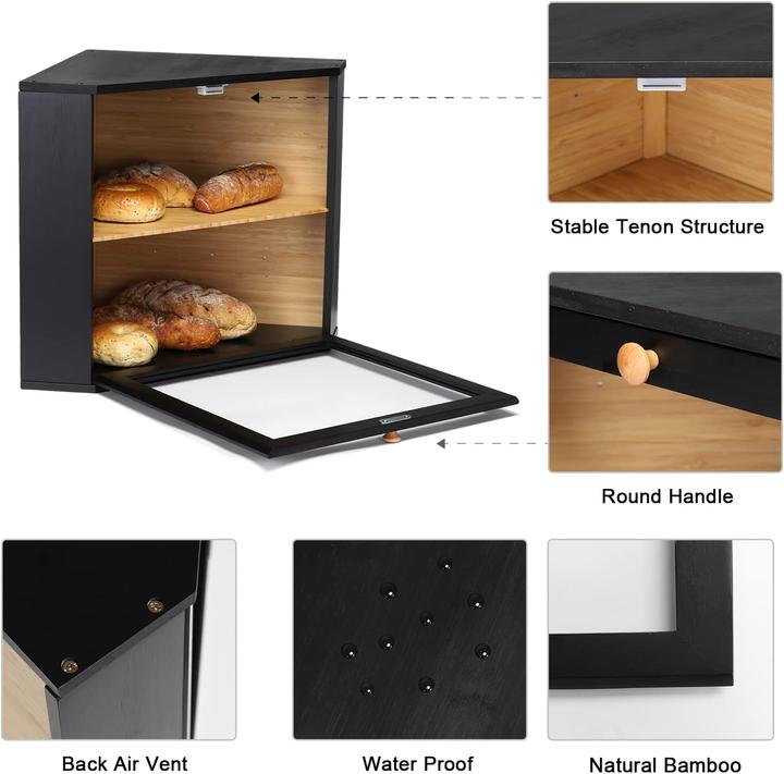 Produktbild Leader Accessories 2-Etagen-Brotkasten für die Ecke