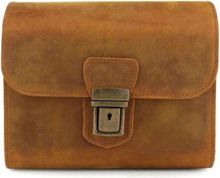 Actual product image Only-Bags.Store Camera messenger bag in grained leather for mirrorless, instant and DSLR cameras (Camera shoulder bag)