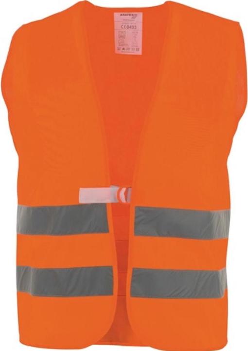 Asatex High visibility waistcoat size universal orange EN 20471 cl. 2 (One size)