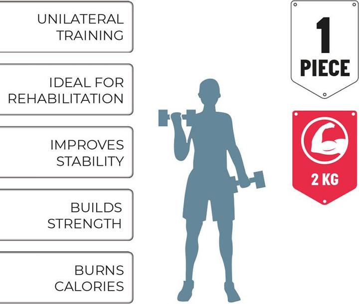 Productafbeelding Umbro Dumbbell 2kg (1 x 2 kg)