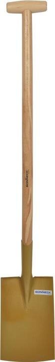 Produktbild Sonneck Gartenspaten Gold mit Tritt und T-Stiel Grösse 280 x 180 mm