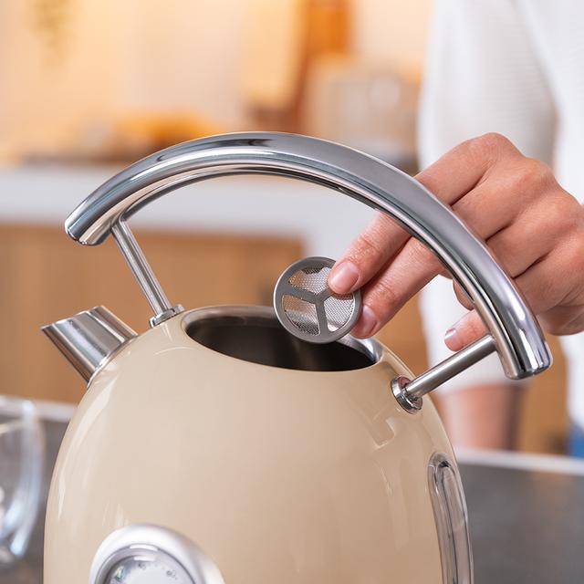 Actual product image Cecotec Hervidor De Agua Thermosense 420 Vintage Light Beige (1.80 l)