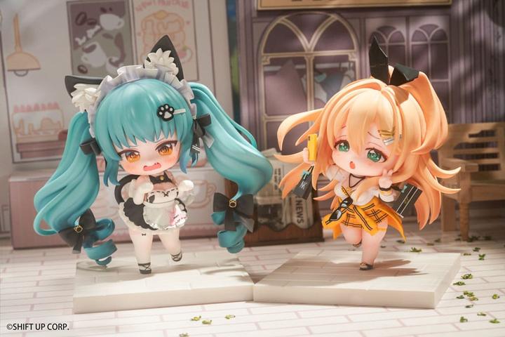 Actual product image Hobby Sakura Goddess of Victory: Nikke SAC Series Mini-Figures 6-Pack Chibi 10 cm