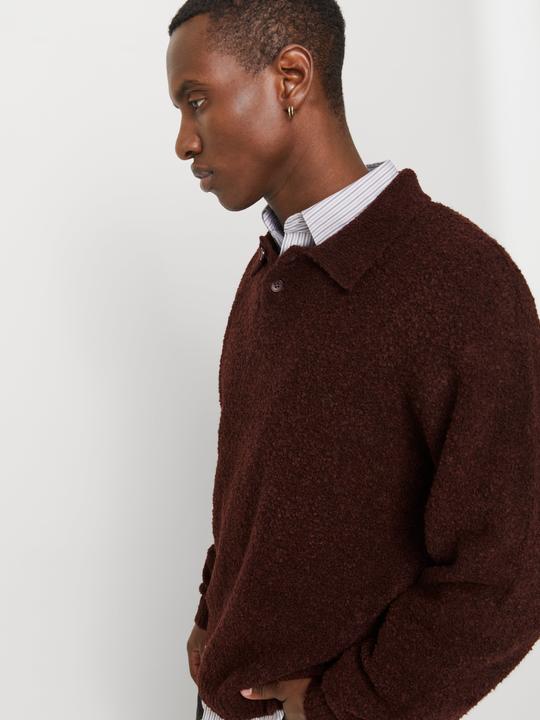 Actual product image Jack & Jones Jprwinter Knit Boucle Polo Styd Aw24 (L)
