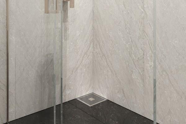 Immagine prodotto Mert Scarico a pavimento con griglia e telaio in acciaio inox.