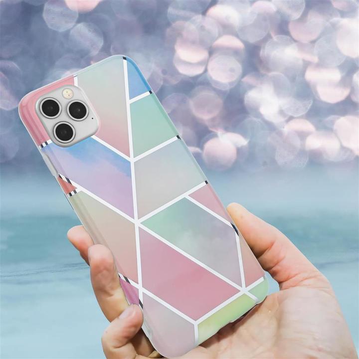Produktbild Cadorabo IMD TPU Bunter Marmor Cover (Apple iPhone 12, Realme 12 Pro+)