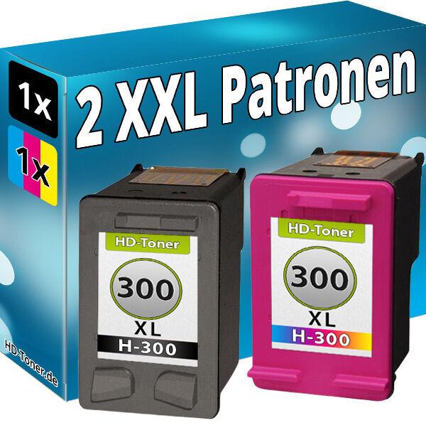 Produktbild Druckfuxx 2x Refill Patronen für HP 300 XL C4635 C4640 C4670 C4680 C4685 C4780