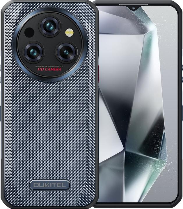 Immagine prodotto Oukitel WP35 5G (6,6" - NFC - 11 000 mAh - 256 GB, 8 GB RAM) Nero (256 GB, Grigio, 6.60", 64 Mpx, 5G)