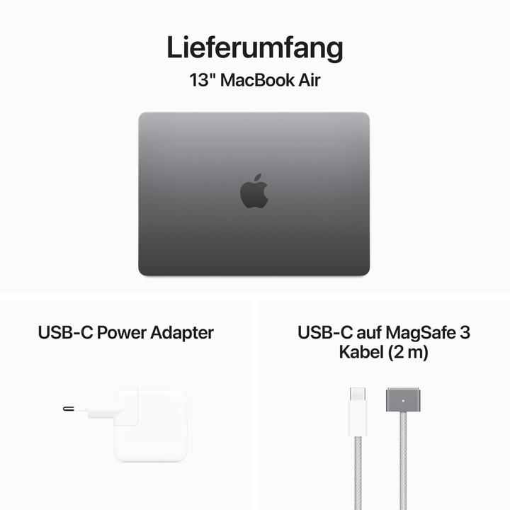 Productafbeelding Apple MacBook Air - 2024 (13.60", M3, 8 GB, 256 GB, NL)