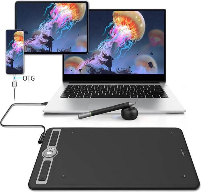 Actual product image Bosto Graphic Tablet T1060 (11.60", 5080 lpi)