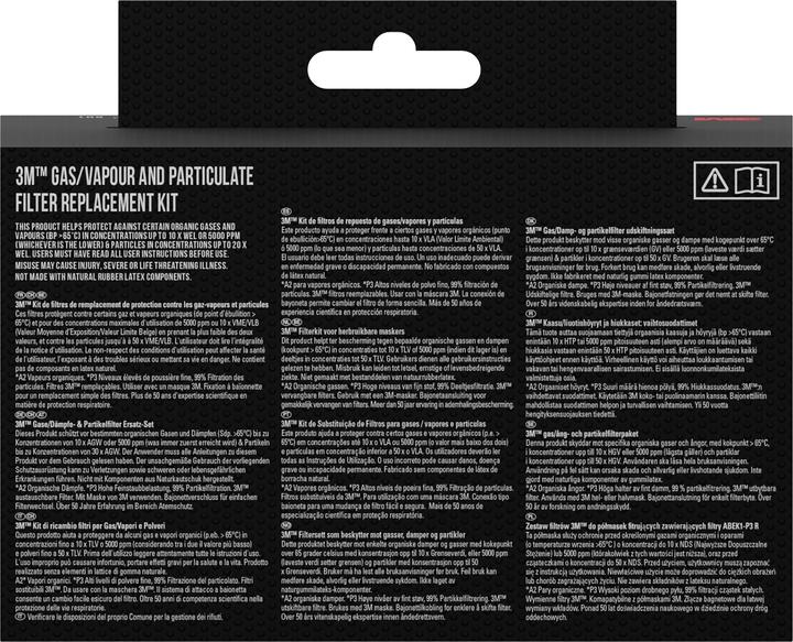 Actual product image 3M - (A2, A2P3, P3, 2 x)