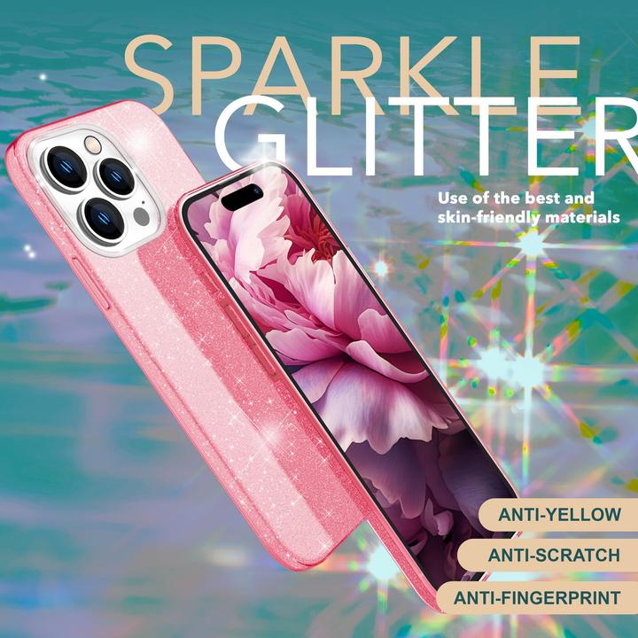 Actual product image Nalia Glitter cover (Apple iPhone 15 Pro)