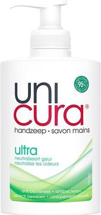 Actual product image Palmolive Unicura Antibacterial Liquid Hand Soap Ultra 250ml (Liquid soap, 250 ml)