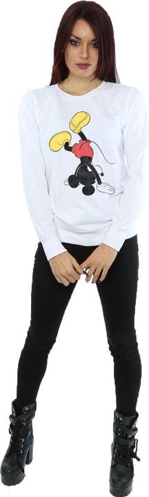 Actual product image Disney Womens/Ladies Mickey Mouse Upside Down Sweatshirt (XL)