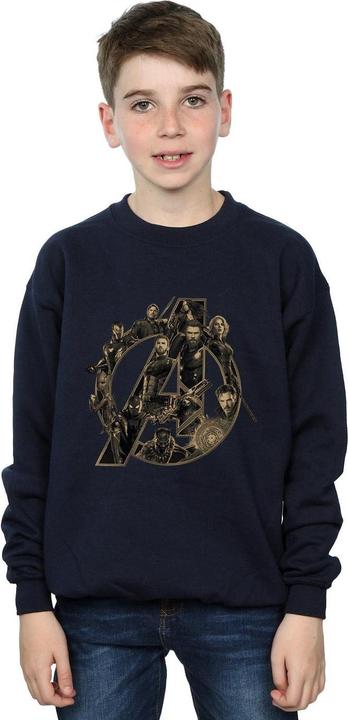 Actual product image Boys Avengers Infinity War Logo Sweatshirt (116)